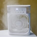 GearUP Air Cooler Fan With Mist Flow – White Color